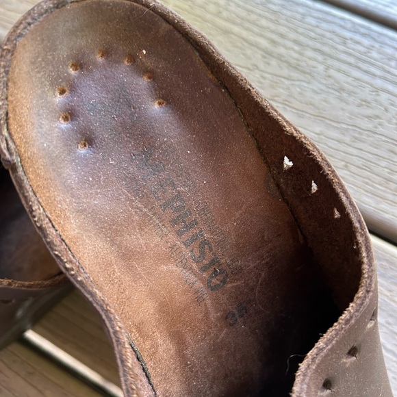 Mephisto leather clogs size 38 - Picture 2 of 5